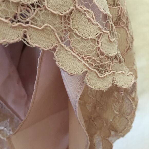 David's Bridal Strapless Lace Dress - Picture 15 of 15